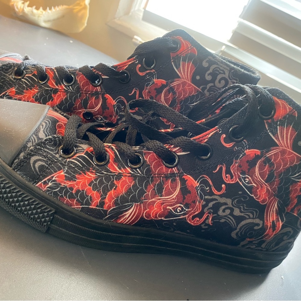 Japanese Koi Patterns Hightops